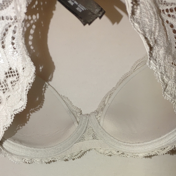 Natori Feathers Underwire Contour Bra Light Blue Gray 34DD 730023 - Picture 5 of 8